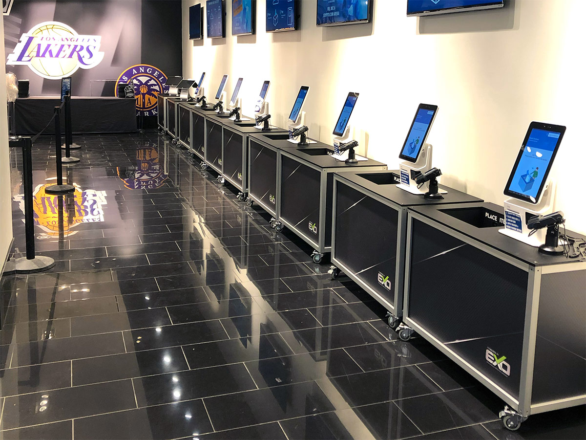 EXO Mobile Checkout Stations Crypto-com Arena